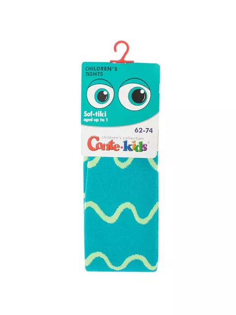 Колготки детские conte-kids sof-tiki 693 бирюза, 7С-38СП, 62-74 (12), CONTE-KIDS,  - 3