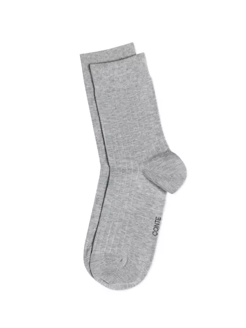 Удлинённые женские носки conte classic 784 серый, 25С-31СП, 36-38 (23-25), CONTE ELEGANT,  - 3