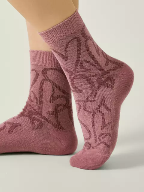 Носки женские conte classic 687 пепельно-розовый, , 36-38 (23-25), CONTE ELEGANT, - 1