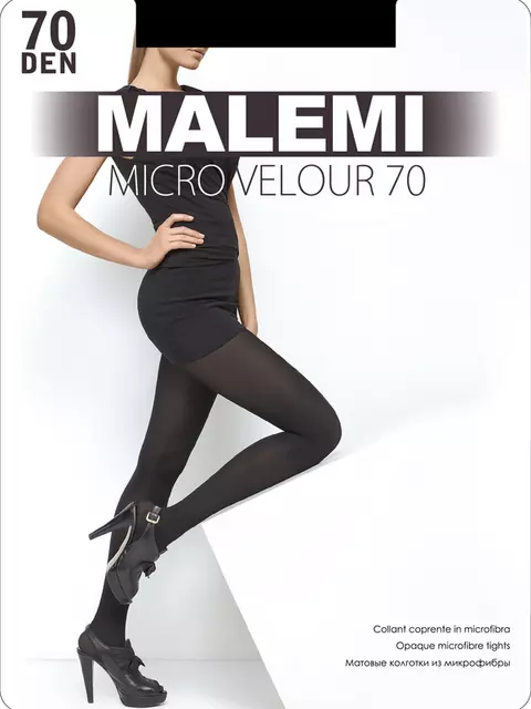 Колготки malemi micro velour 70 daino, , 2, MALEMI, - 1