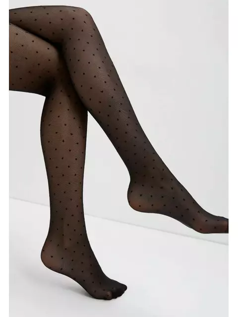 Колготки в точку с утягивающими шортиками dots slim, 22С-1СП, 3, CONTE ELEGANT,  - 3