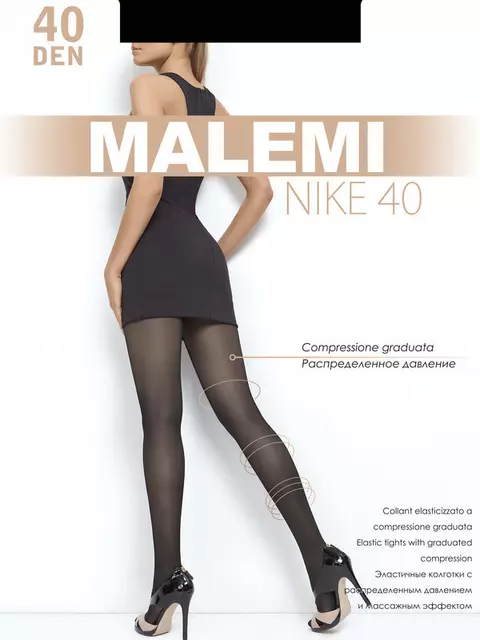 Колготки malemi nike 40 daino, , 2, MALEMI, - 1