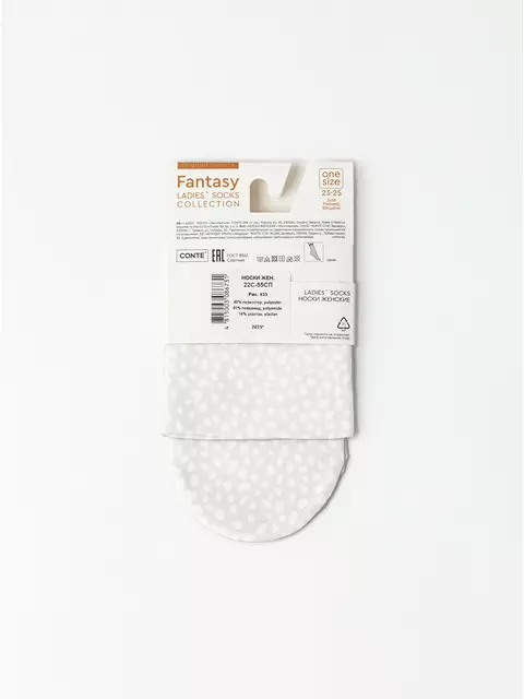 Носки с рисунком «кружочки» fantasy 935 mix, 22С-55СП, 36-39 (23-25), CONTE ELEGANT,  - 5