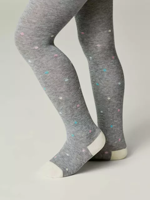 Колготки детские tip-top 711 серый, 4С-03СП, 80-86 (14), CONTE-KIDS,  - 2