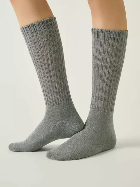 Носки женские (махровая стопа) conte comfort 750 серый, , 36-38 (23-25), CONTE ELEGANT, - 1