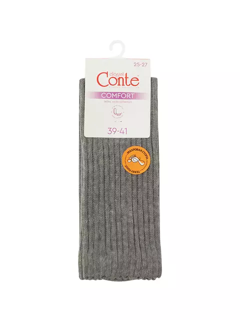 Носки женские (махровая стопа) conte comfort 750 серый, 25С-40СП, 39-41 (25-27), CONTE ELEGANT,  - 4