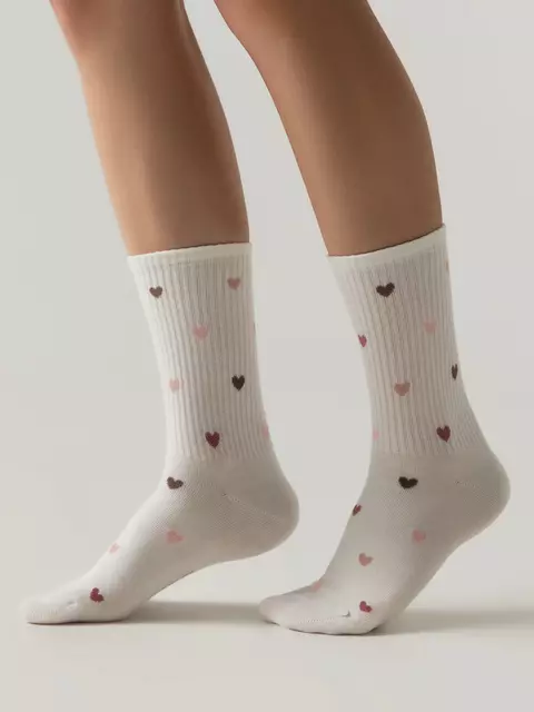 Удлиненные женские носки conte active 966 молочный, 20С-20СП, 36-38 (23-25), CONTE ELEGANT,  - 2