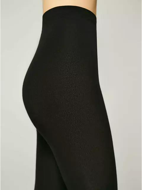 Теплые легинсы из хлопка conte cotton 300 nero, 25С-10СП, 2, CONTE ELEGANT,  - 3