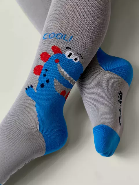 Колготки детские conte-kids tip-top 712 серый, 4С-01СП, 80-86 (14), CONTE-KIDS,  - 3