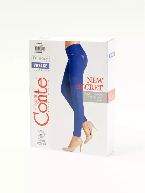 Леггинсы женские conte voyage electric blue, , 170-90/XS, CONTE ELEGANT, - 1