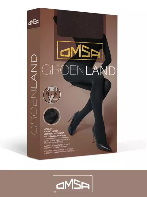 Колготки женские теплые omsa groenland moro, GROENLAND, 7, OMSA,  - 2