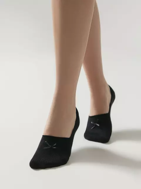 Подследники женские (с декором) conte classic 1114 черный, 25С-193СП, 36-39 (23-25), CONTE ELEGANT,  - 1