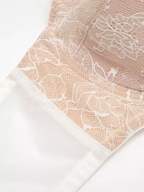 Бюстгальтер-балконет flora rb5235 приглушенно-белый, 24С-0044КСП, 75E, CONTE ELEGANT,  - 3