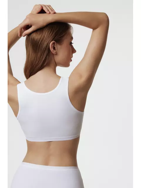 Бюстье из хлопка basic collection lbe 2018.1 white, 24С-3050ТСП, 170-84/XS, CONTE ELEGANT,  - 3