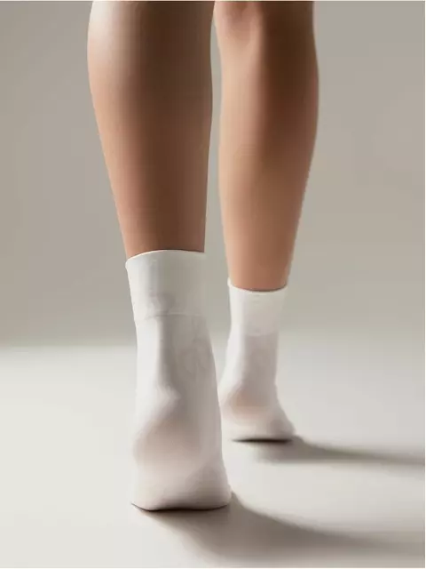 Носки женские с рисунком «розовые бантики» fantasy 941 mix, 22С-55СП, 36-39 (23-25), CONTE ELEGANT,  - 2