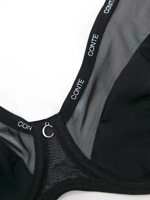 Бюстгальтер с мягкой чашкой second skin rb6189 черный, 25С-0048КСП, 75A, CONTE ELEGANT,  - 7