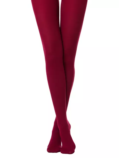 Теплые колготки из микрофибры trendy 150 viva magenta, , 2, CONTE ELEGANT, - 1