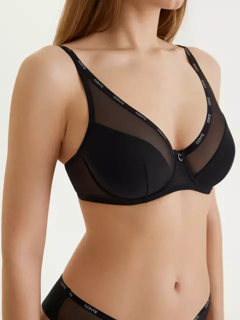 Бюстгальтер с мягкой чашкой second skin rb6189 черный, 25С-0048КСП, 75A, CONTE ELEGANT,  - 3