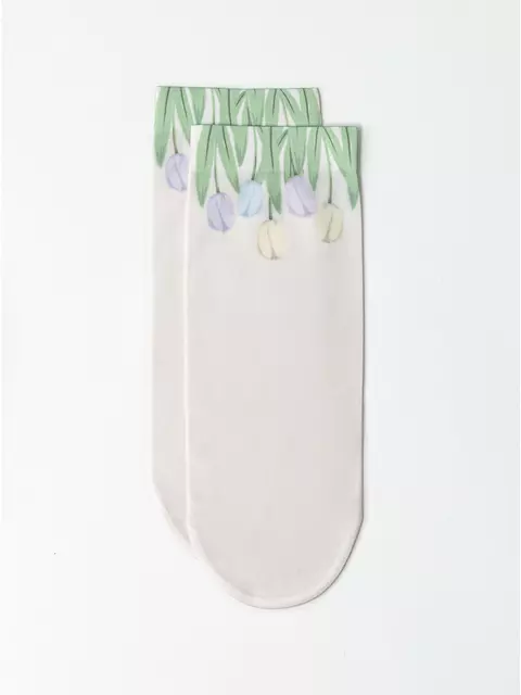 Носки женские с микрофиброй «тюльпаны» conte fantasy 780 микс, 20С-102СП, 36-39 (23-25), CONTE ELEGANT,  - 4