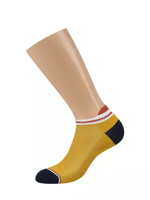 Мужские укороченные носки из хлопка omsa active 114 ocra, , 36-38 (23-25), OMSA, - 2