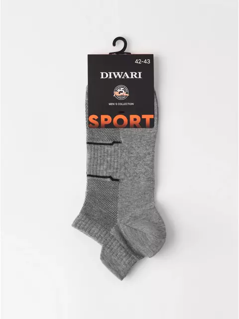 Укороченные мужские носки diwari sport 1110 серый, 26С-28СП, 40-41 (25), DIWARI,  - 4