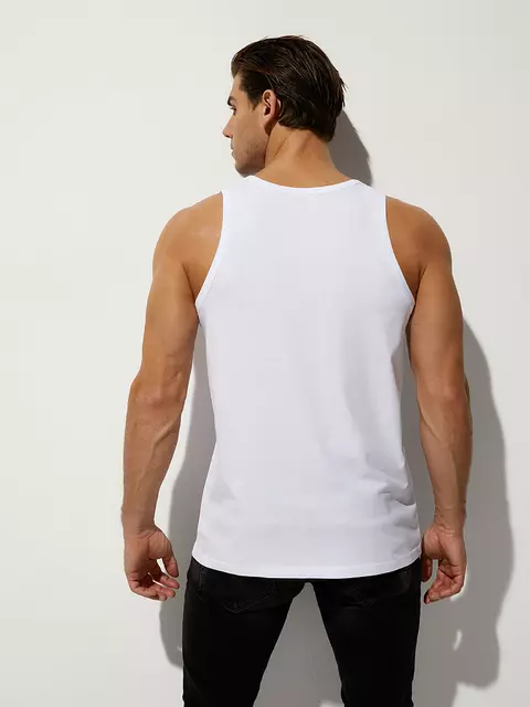 Майка мужская omsa u1103 bianco, , 50(XL), OMSA, - 2