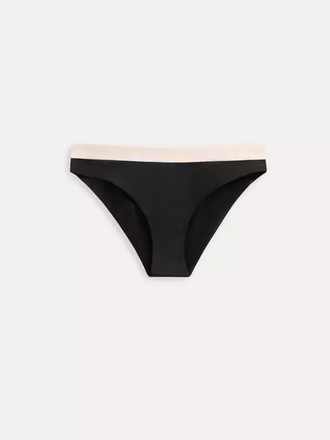 Трусы «бикини» из хлопка print dots lb 2545 black-beige, 22С-2558ТСП, 94/S, CONTE ELEGANT,  - 3