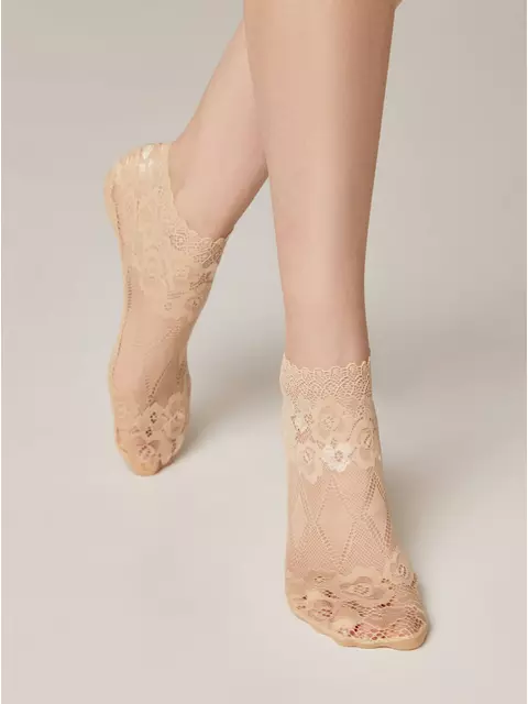Носки женские esli is006 beige, IS006, 36-39 (23-25), ESLI,  - 1