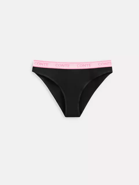 Трусы «бикини» из хлопка print dots lb 2545 black-pink, 22С-2558ТСП, 94/S, CONTE ELEGANT,  - 3