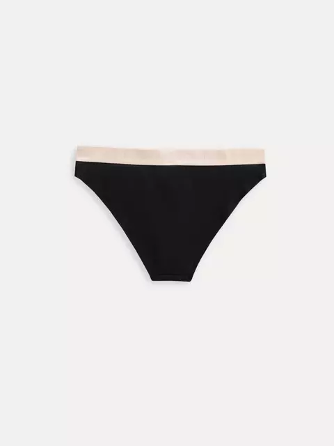 Трусы «бикини» из хлопка print dots lb 2545 black-beige, 22С-2558ТСП, 94/S, CONTE ELEGANT,  - 5
