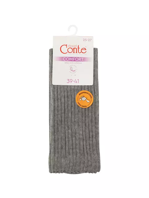 Тёплые носки с махровой стопой conte comfort 750 серый, 25С-40/1СП, 36-38 (23-25), CONTE ELEGANT,  - 4