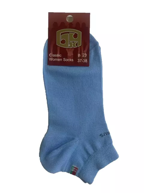 Носки короткие женские брестские 1931 голубой, 3С1931-Д38, 36-37 (23), БРЕСТСКИЕ,  - 1