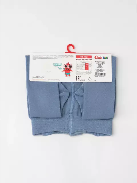 Колготки детские (с подтяжками) tip-top 716 джинс, 25С-148СП, 80-86 (14), CONTE-KIDS,  - 4