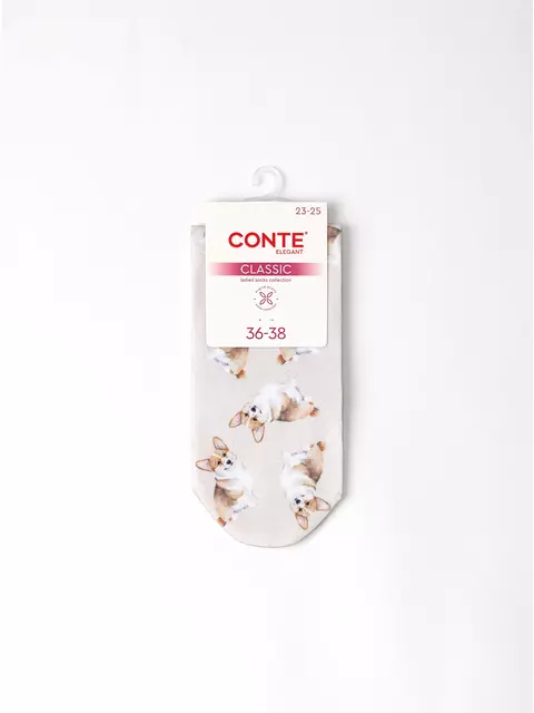 Носки женские conte classic 1169 бежевый, 21С-112/3СП, 36-38 (23-25), CONTE ELEGANT,  - 4