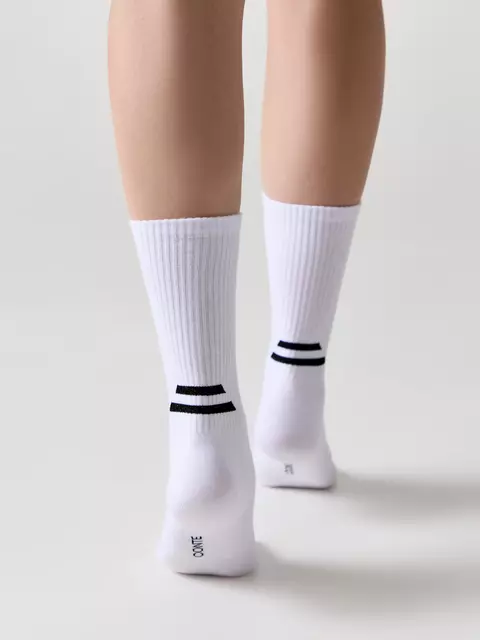 Удлинённые носки sport 1105 белый, 25С-200СП, 39-41 (25-27), CONTE ELEGANT,  - 3