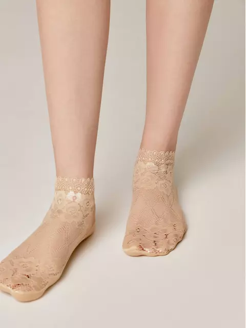 Носки женские esli is006 beige, IS006, 36-39 (23-25), ESLI,  - 2