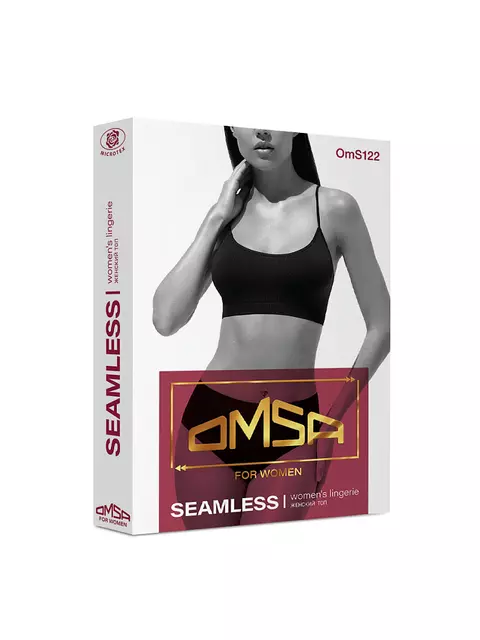 Женский топ на тонких бретелях omsa oms122 fumo, , 4 (l/xl, OMSA, - 7