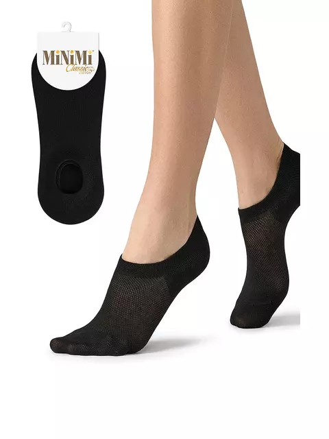 Укороченные женские носки mini cotone 1204 nero, , 36-38 (23-25), MINIMI, - 1