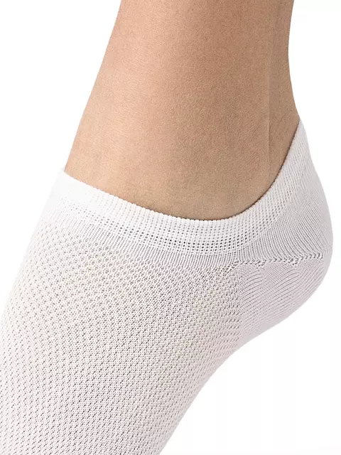 Укороченные женские носки minimi mini cotone 1204 bianco, , 39-41 (25-27), MINIMI, - 3