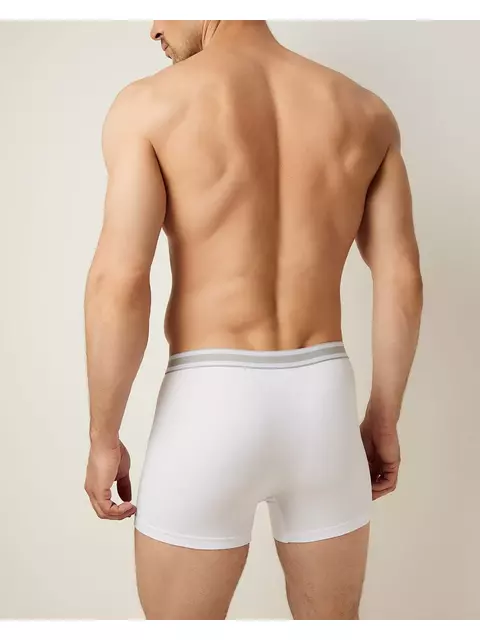 Трусы мужские боксеры omsa omb 1234 bianco, , 46 (M), OMSA, - 2