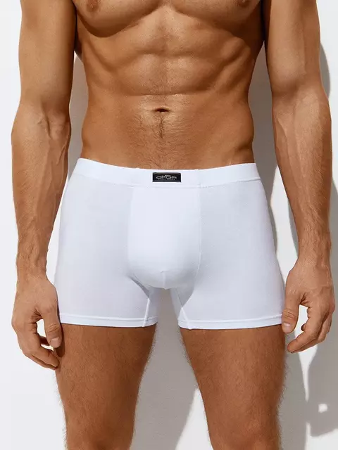 Трусы мужские боксеры omsa omb 1233 bianco, , 54 (3XL), OMSA, - 1