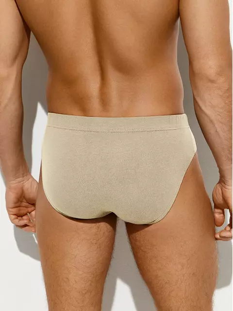 Трусы мужские слипы omsa omb 1223 beige chiaro, , 46 (M), OMSA, - 2