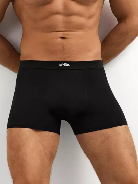 Мужские трусы боксеры с тканевой резинкой omsa omb 1236 nero, , 56 (4XL), OMSA, - 1