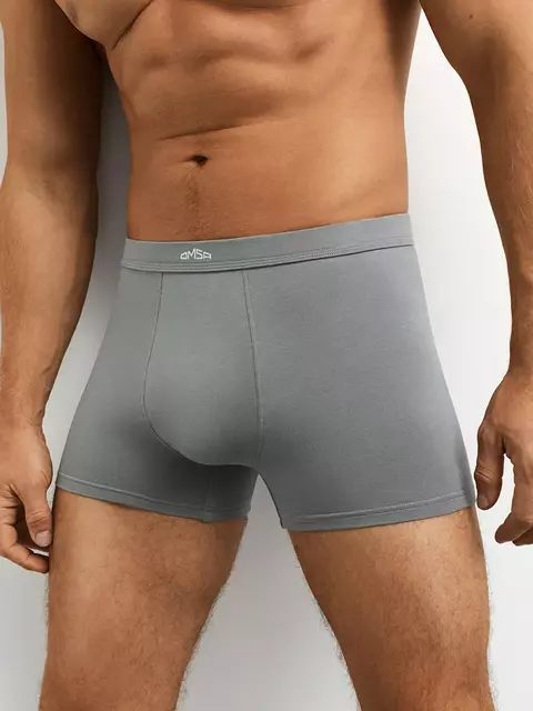 Мужские трусы боксеры с тканевой резинкой omsa omb 1236 grigio, , 50 (XL), OMSA, - 1