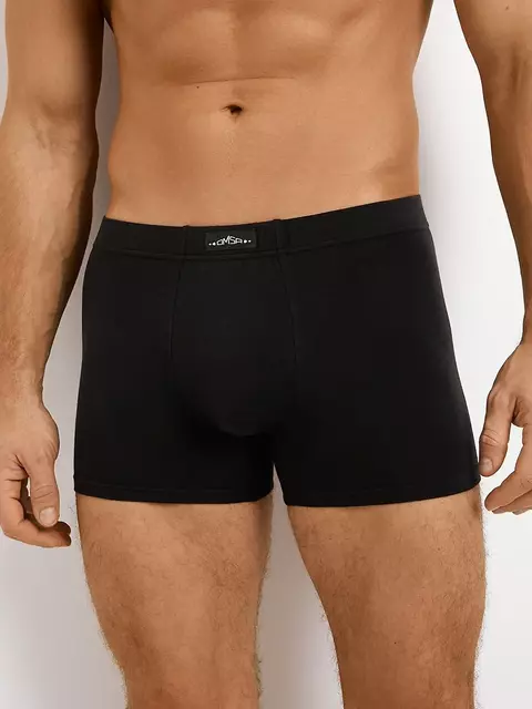 Мужские трусы боксеры omsa omb 1233-1 nero, , 46 (M), OMSA, - 1