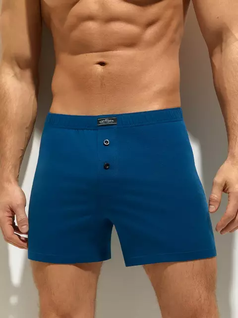 Мужские трусы-боксеры omsa omb 1243-1 blu, , 52 (2XL), OMSA, - 1