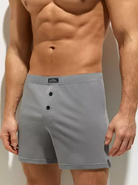 Мужские трусы-боксеры omsa omb 1243-1 grigio, , 54 (3XL), OMSA, - 1
