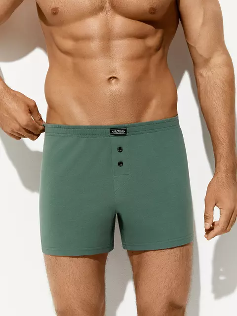 Трусы мужские шорты-боксеры из 100% хлопка omsa omb 1243 militari, , 46 (M), OMSA, - 1