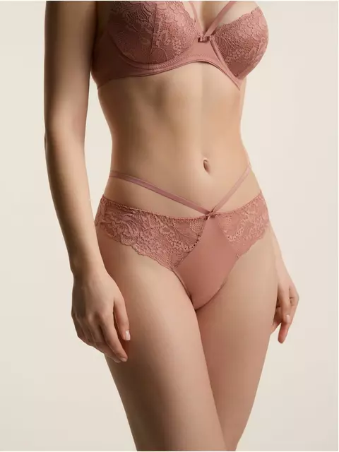 Трусы женские танга summertime tp6201 мокко мусс, 25С-0017КСП, 90/XS, CONTE,  - 2