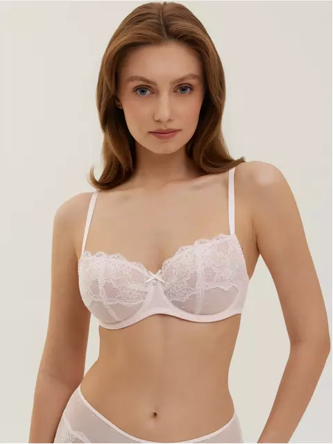 Бюстгальтер балконет с мягкой чашкой jolie tb6255 зефир, 25С-0020КСП, 70E, CONTE,  - 1